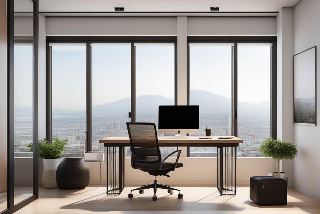bureau ergonomique voyageurs affaires éclairage