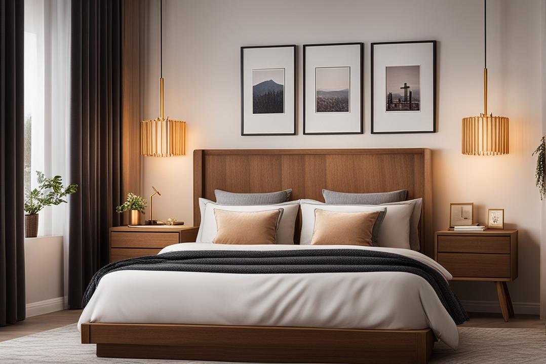 éclairage ambiance logement lampes chevet