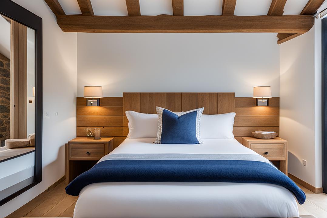 chambre hôtel décoration bretonne contemporaine